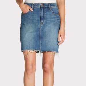 NEW Hudson Denim Skirt w/raw hem